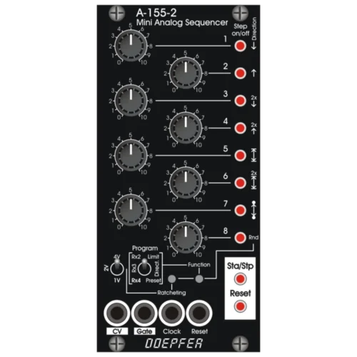 Doepfer A-155-2V Eurorack Miniature Analog Sequencer Module (Black)