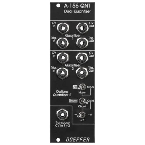 Doepfer A-156V Eurorack Dual Quantizer Module (Black)