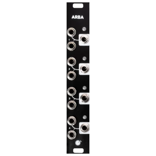Plum Audio ARBA Eurorack Quad VCA Module (3U – Black)