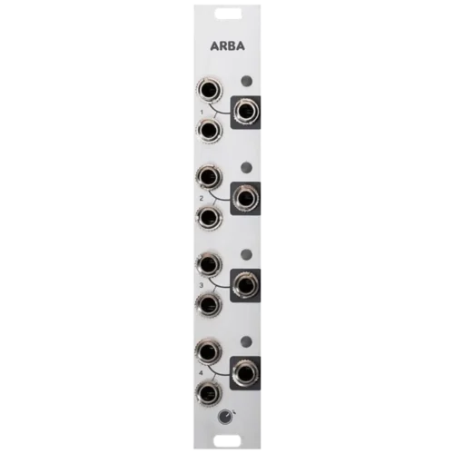 Plum Audio ARBA Eurorack Quad VCA Module (3U – Silver)