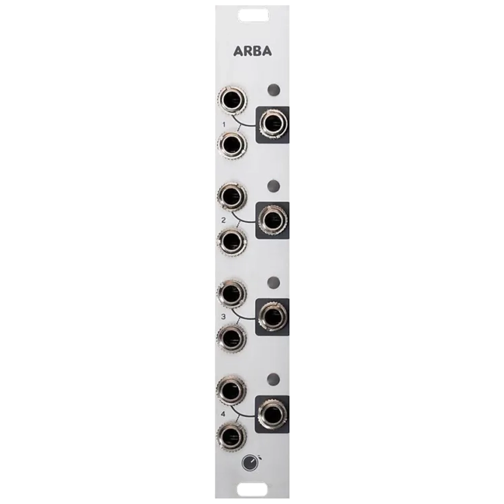 Plum Audio ARBA Eurorack Quad VCA Module (3U – Silver)