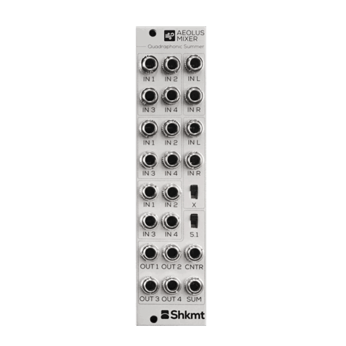 Shakmat Modular Aeolus Mixer Eurorack Quadrophonic Mixer Module