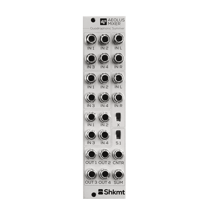 Shakmat Modular Aeolus Mixer Eurorack Quadrophonic Mixer Module