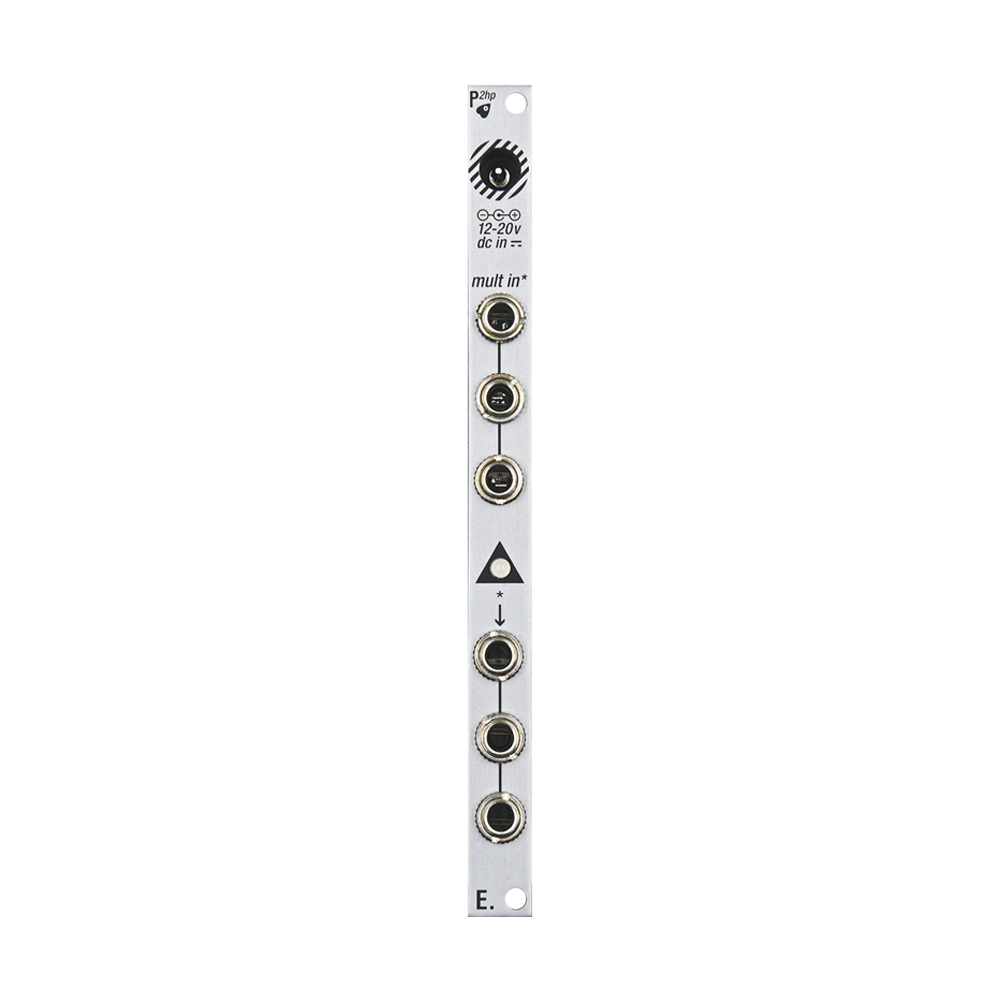 Endorphin.es 2hp Power Eurorack Module (Silver)