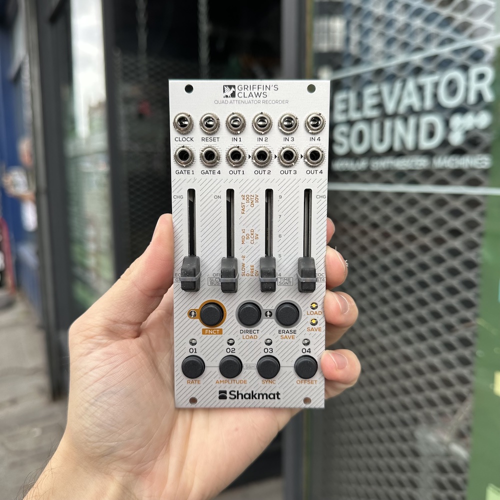 Shakmat Modular Griffin’s Claws Eurorack Quad Attenuator Recorder Module [B-Stock]