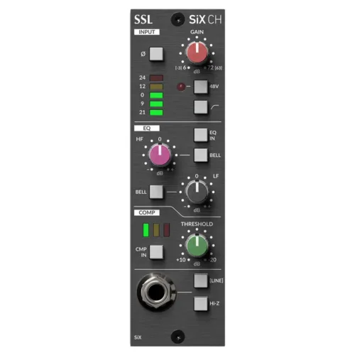 Solid State Logic SiX Channel Strip 500 Series Module
