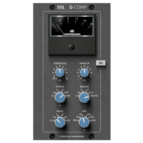 Solid State Logic G-Series Stereo Bus Compressor 500 Series Module