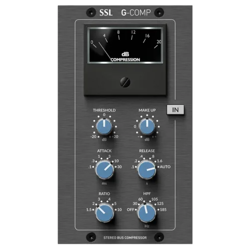 Solid State Logic G-Series Stereo Bus Compressor 500 Series Module