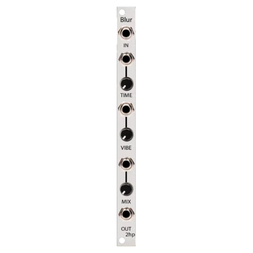 2hp Blur Eurorack Spectral Processor Module (Silver)