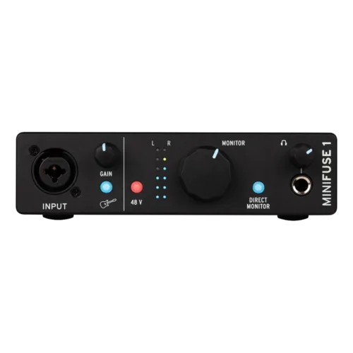 Arturia MiniFuse 1 USB Audio Interface (Black)