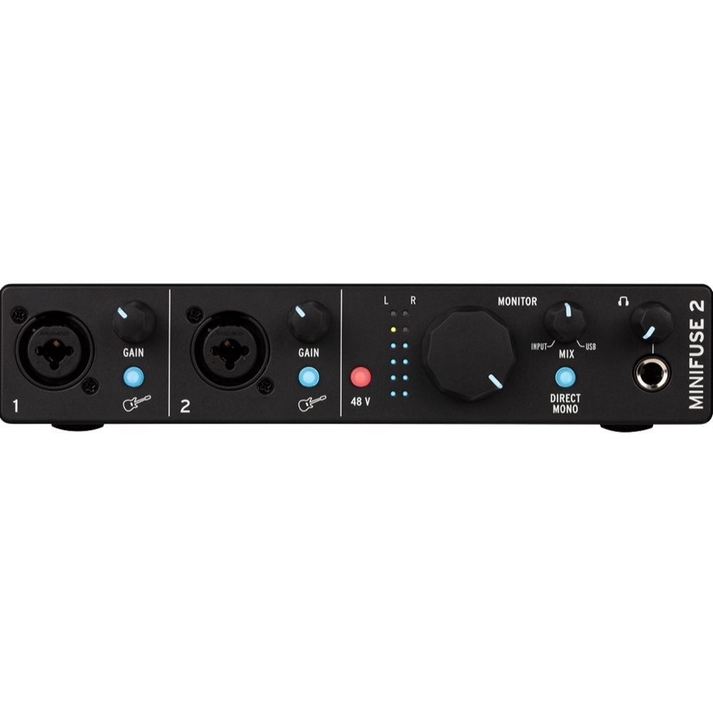 Arturia MiniFuse 2 USB Audio Interface (Black)