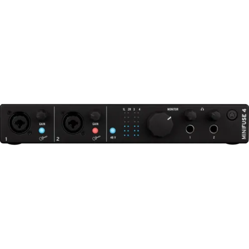 Arturia MiniFuse 4 USB Audio Interface (Black)