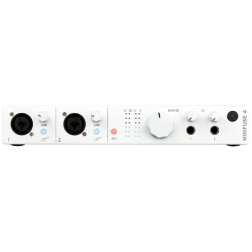 Arturia MiniFuse 4 USB Audio Interface (White)