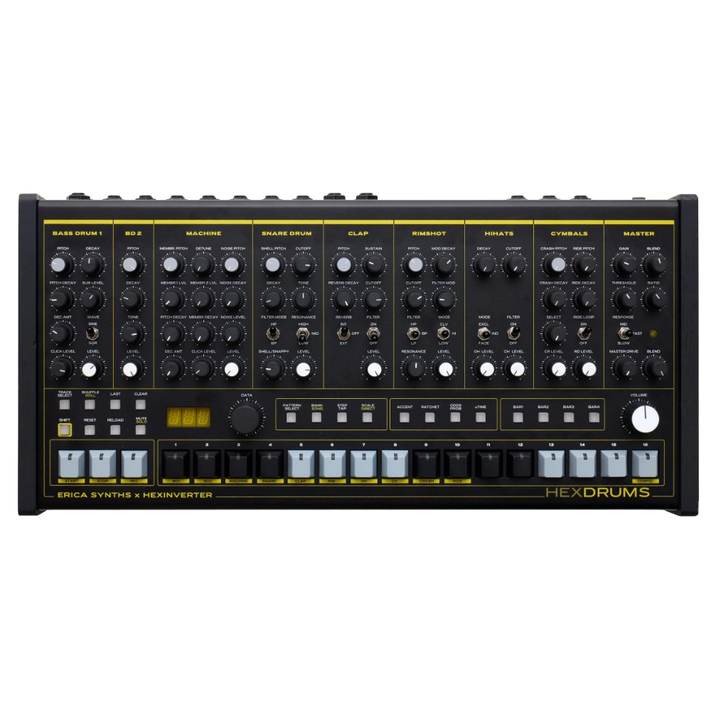 Erica Synths Perkons HD-01 Desktop Groovebox (Black