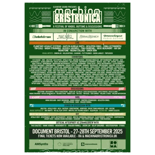 Machina Bristronica 2025 Festival Poster