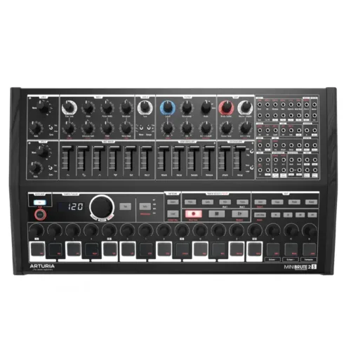 Arturia MiniBrute 2S Desktop Semi Modular Synthesizer (Noir Edition)