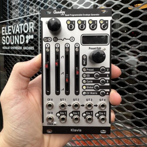 Klavis Quadigy Eurorack Quad Envelope Module (Silver) [Ex-Demo]