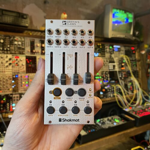 Shakmat Modular Griffin’s Claws Eurorack Quad Attenuator Recorder Module [B-Stock]