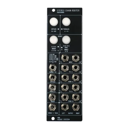 ADDAC 809S Stereo Chain Router Eurorack Module