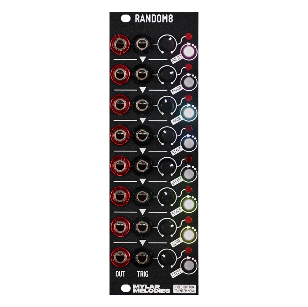 Befaco x Mylar Melodies RANDOM8 Eurorack Random Voltage Generator Module