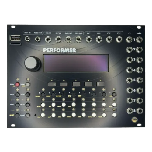Dnipro Modular Dot Eurorack Euclidean Sequencer Module (Black