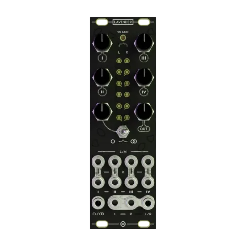 Intellijel Aux Mix 1U Eurorack Stereo Mixer Module - Elevator Sound
