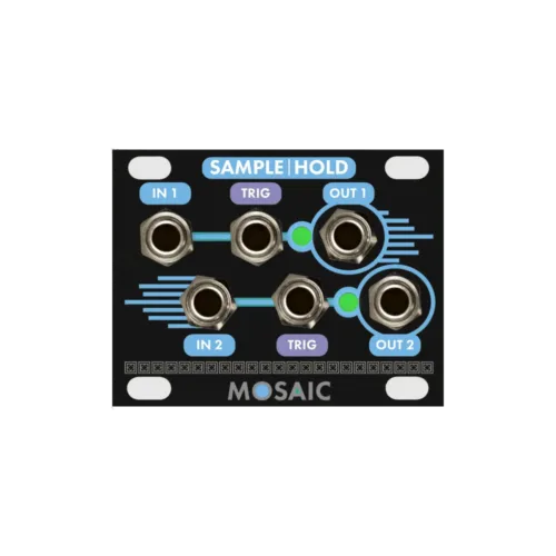 Mosaic Sample & Hold 1U Eurorack Module (Black)