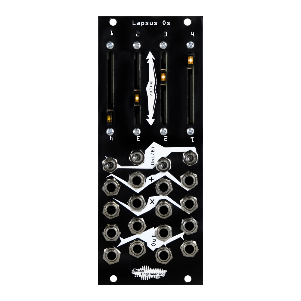 Noise Engineering Lapsus Os Eurorack Four Channel Attenuator Attenuverter Offset Module