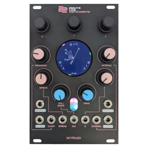Michigan Synth Works F8R Fader Eurorack Control Module (Black