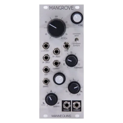 2hp Pluck Karplus-Strong Oscillator Module (Black) - Elevator Sound