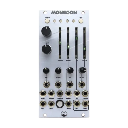 East Coast Modular Monsoon Eurorack Granular Synthesiser Module (White)