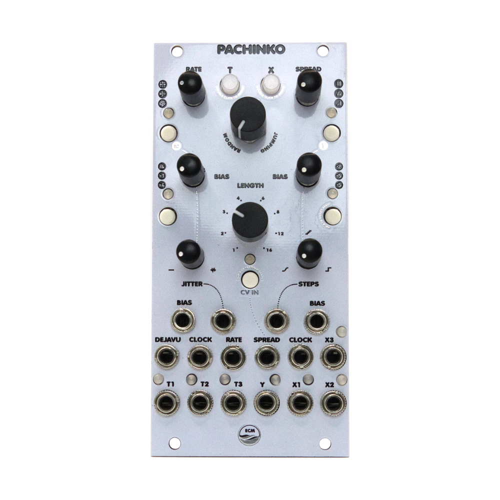 East Coast Modular Pachinko Eurorack Random Sampler Module (White)