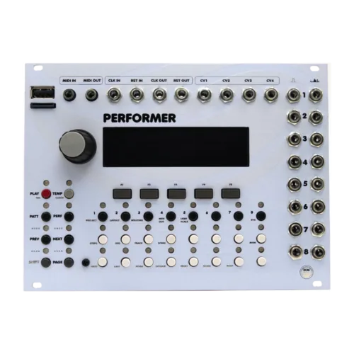 East Coast Modular Performer Eurorack Step Sequencer Module (White)