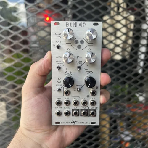 Schlappi Engineering Boundary Slew/Envelope and VCA/Ring Mod Eurorack Module (Silver) [B-Stock – Excellent]