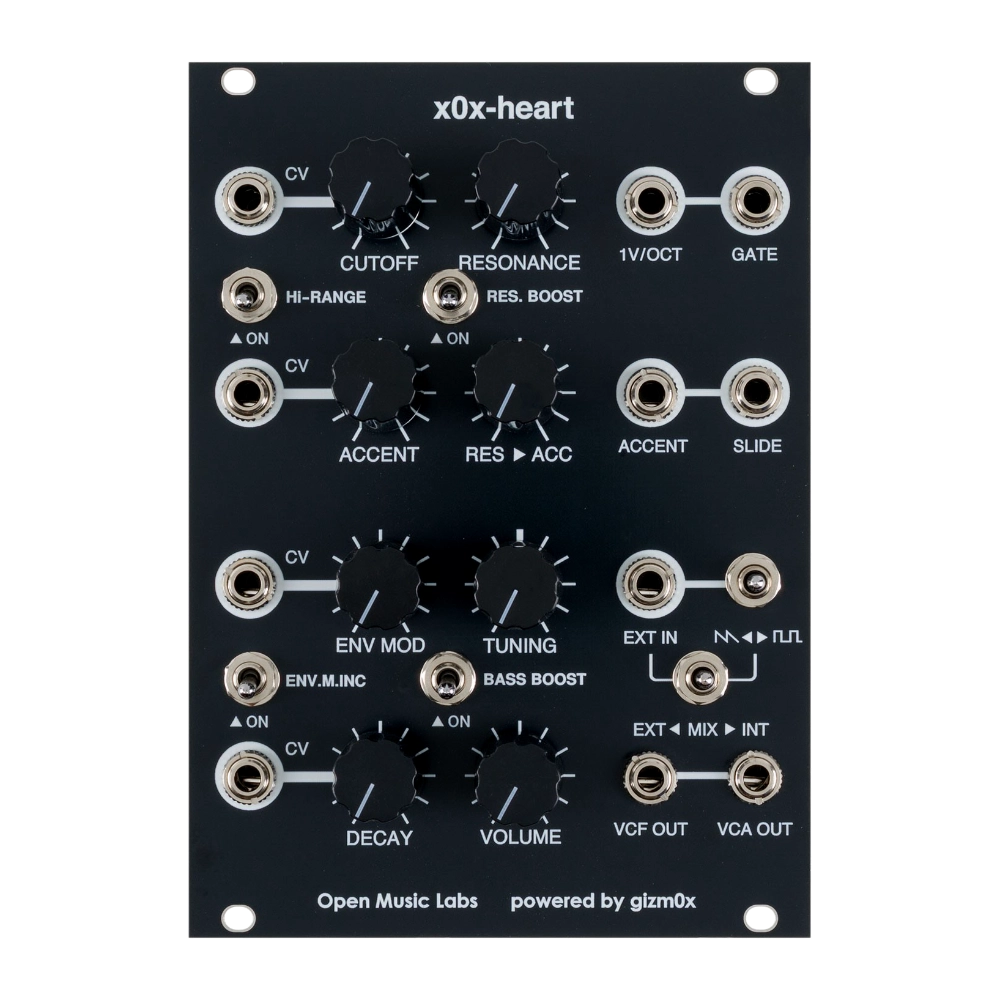 gizm0x x0x-heart MODs Eurorack TB-303 Analog Voice Module