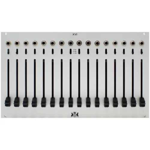 Michigan Synth Works XVI Eurorack Fader Controller Module (Silver)