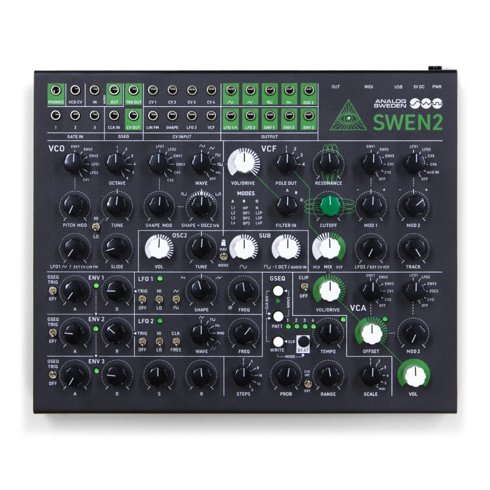 Analog Sweden SWEN2 Desktop Mono Synth