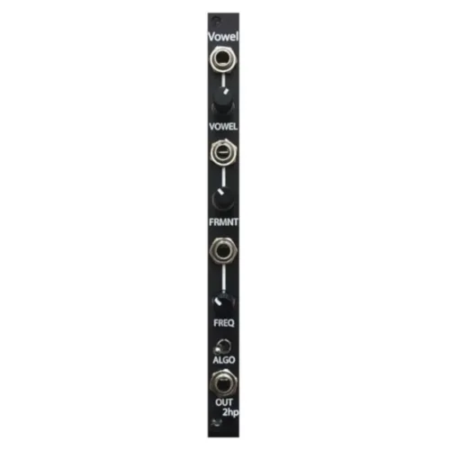 2hp Vowel Eurorack Formant Oscillator Module (Black)