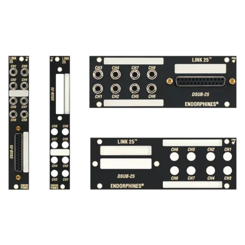 Endorphin.es LINK25 3U/1U Eurorack 8-Channel Passive DB-25 Adapter Module