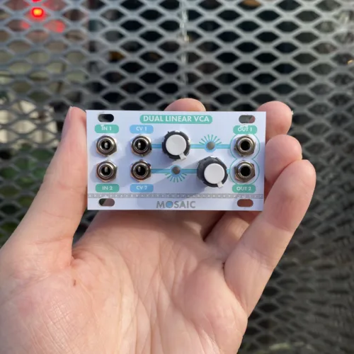 Mosaic Dual VCA 1U Eurorack Module (White) [B-Stock – Good]