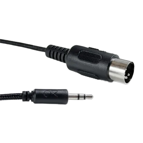 Oxi Instruments 3.5mm TRS to DIN5 MIDI Braided Adaptor Cable (2.5m)